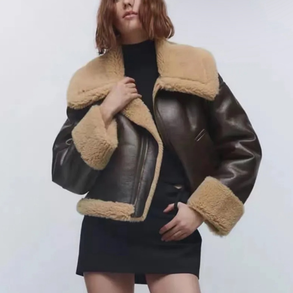 Oversized Women's Fur Coat